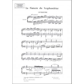 La Fiancee Du Scaphandrier. : Opera-Bouffe En Un Acte Pour Voix Solistes, Choeur
